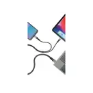 Kabel met dubbele connector - USB > USB-C