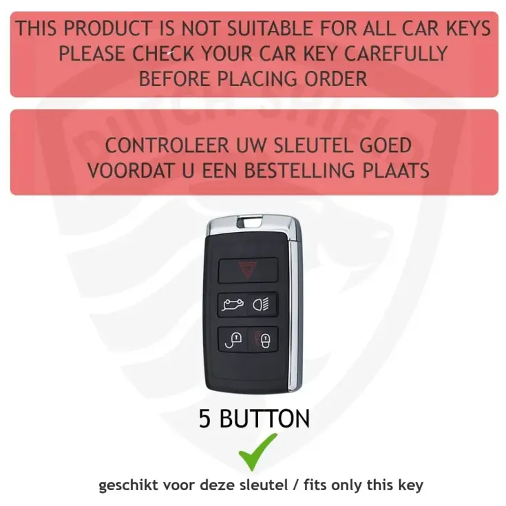 TPU Sleutelhoesje voor Jaguar zwart B5
