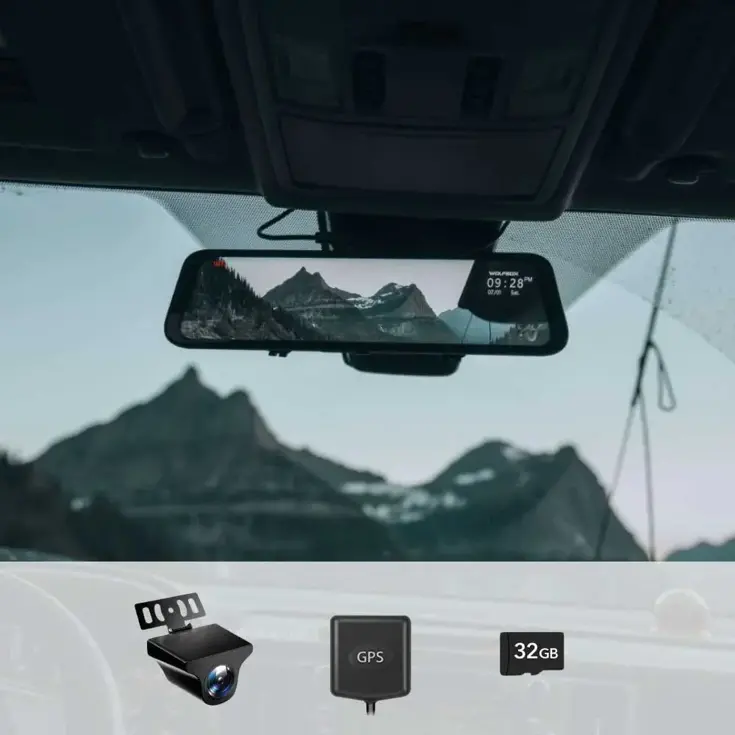 G840H 2K Wifi GPS 32gb Mirror dashcam