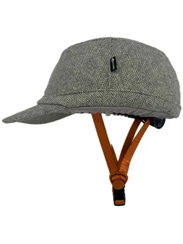 Vizorz SwitchCap fietshelm - Grey woolly cap