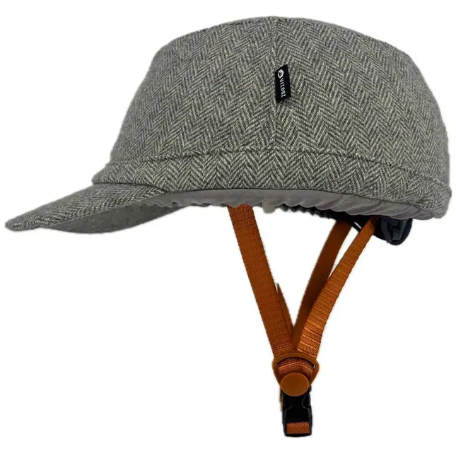 Vizorz SwitchCap fietshelm Grey woolly cap