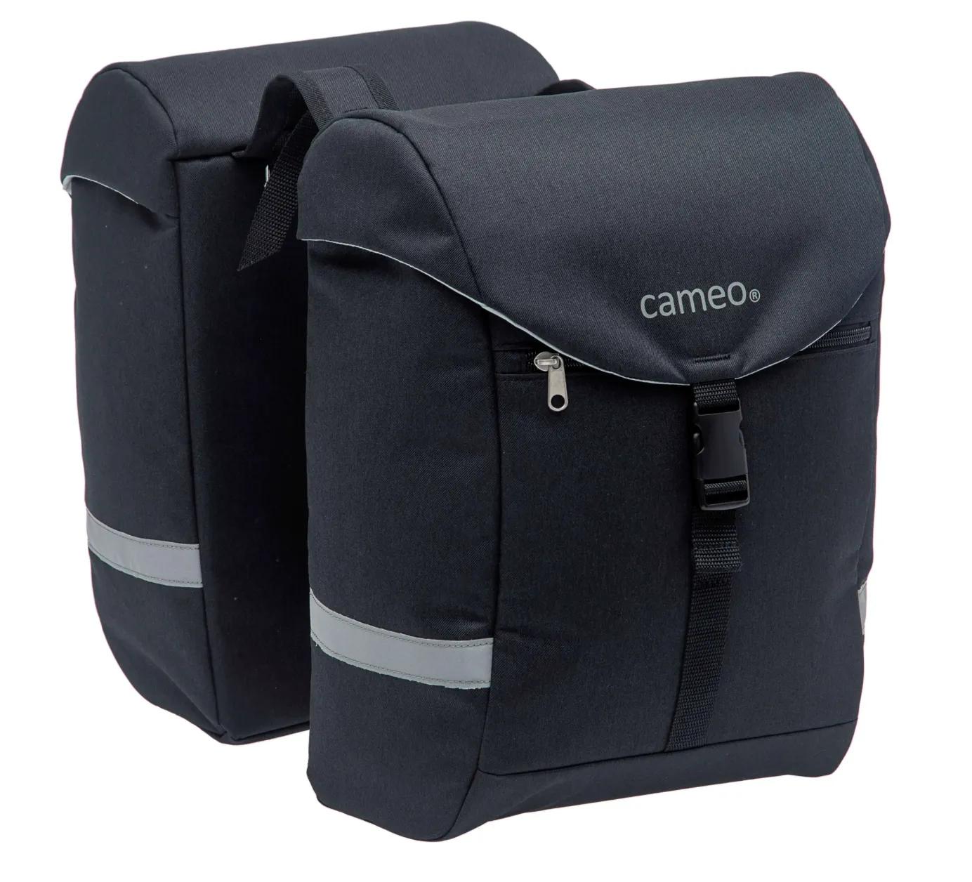 Cameo  fietstas dubbel Sports bag black 28L  Zwart main product image