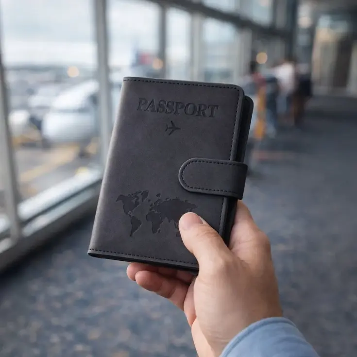 Paspoorthoesje RFID Travel Wallet Zwart