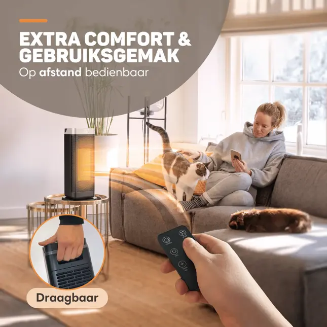 Elektrische Kachel Elite- 2000W - Ventilatorkachel