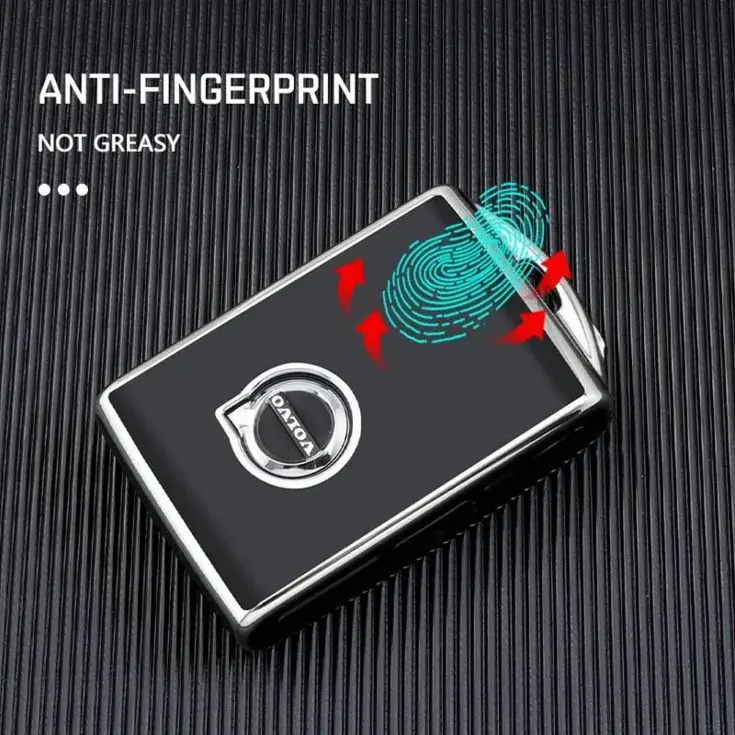 TPU Sleutelhoesje voor Volvo zwart VOLVO