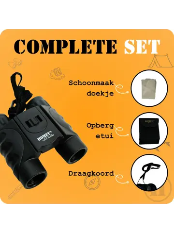 Homey’s Compact Verrekijker – Dakkant – 08x25