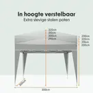 LifeGoods Partytent Plus – 3x3 m