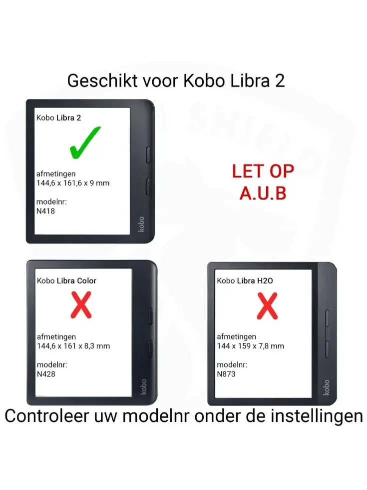 Ereader Hoesje - Slimfit Case Kobo Libra 2