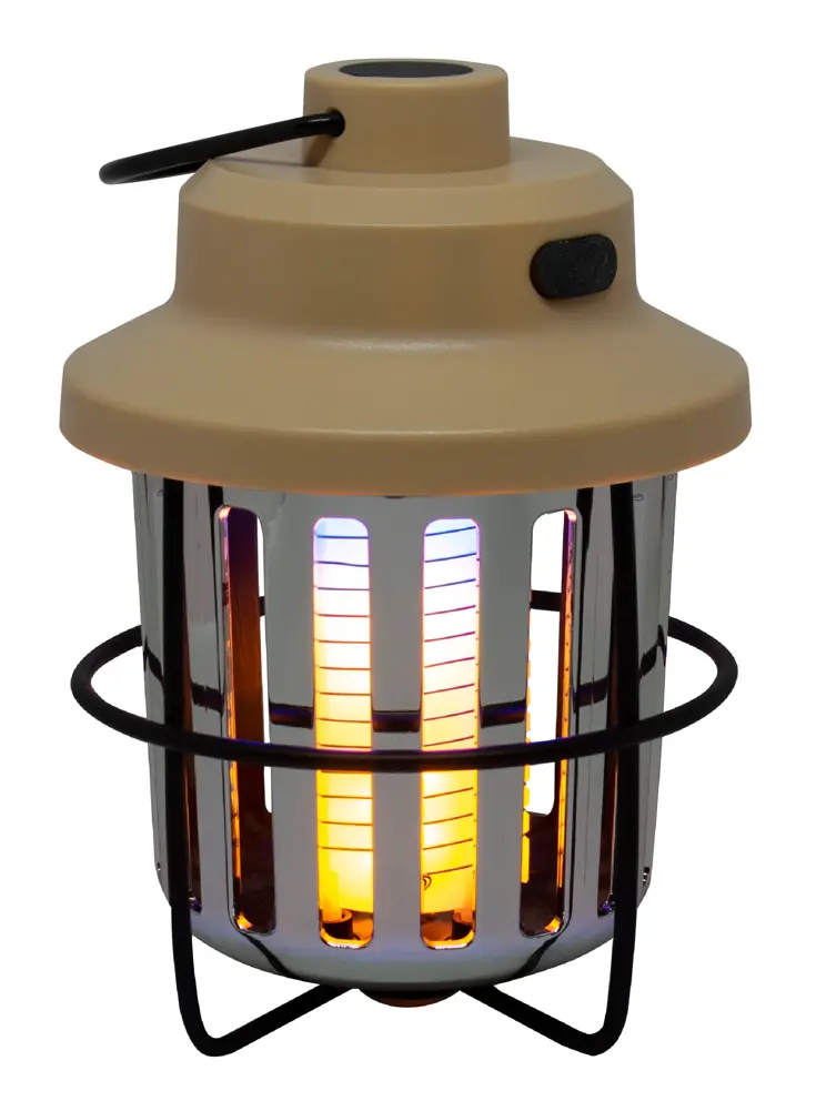 Retro Muggenlamp Oplaadbaar met Vlameffect
