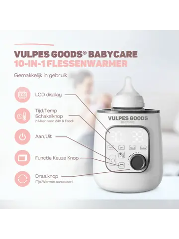 Flessenwarmer PRO 10in1 - Incl schoonmaakset