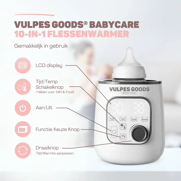 Flessenwarmer PRO 10in1 - Incl schoonmaakset