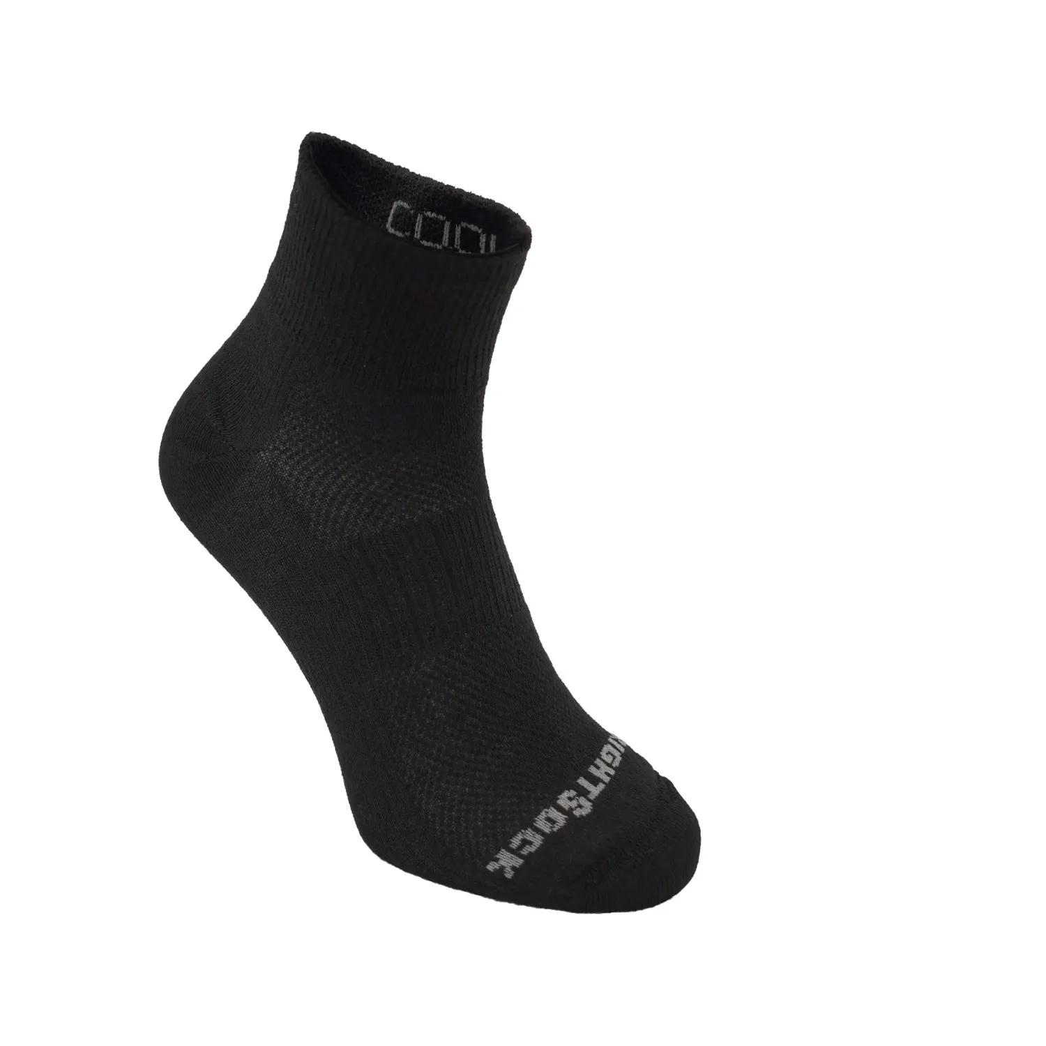 Wrightsock  Coolmesh Quarter  sokken  Zwart