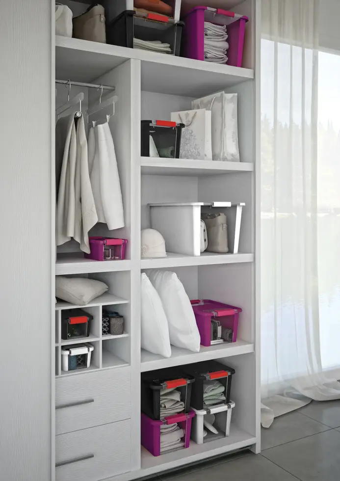Bi Opbergbox L - 40L - wit
