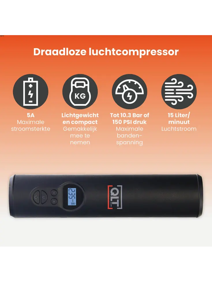 Draadloze Luchtcompressor - 10,3 Bar