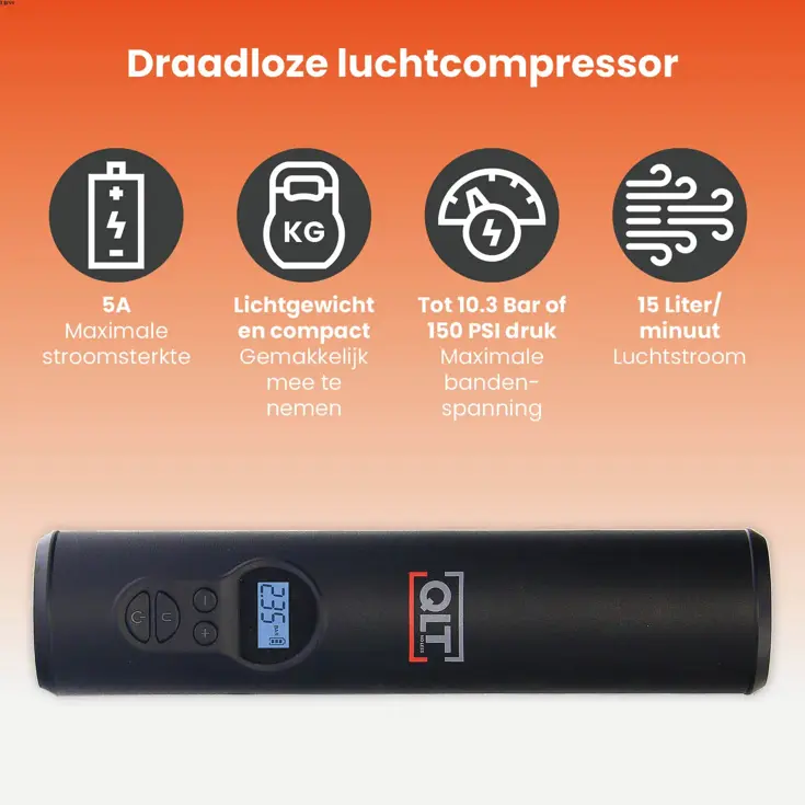 Draadloze Luchtcompressor - 10,3 Bar