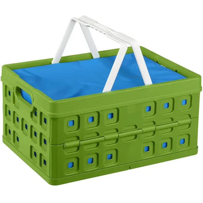 Square - Vouwkrat met handgreep/koeltas - 32L