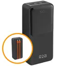 Powerbank 30000 mAh met Ingebouwde Kabels