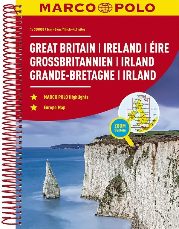 wegenatlas Groot-Brittannië en Ierland