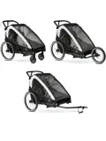 Luxe Fietskar V2 - 3-in-1 - Hardloopkinderwagen