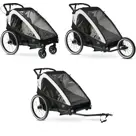 Luxe Fietskar V2 - 3-in-1 - Hardloopkinderwagen