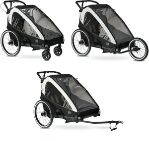 Luxe Fietskar V2 - 3-in-1 - Hardloopkinderwagen