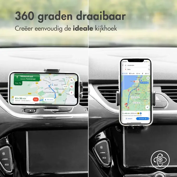 Telefoonhouder & Oplader Auto