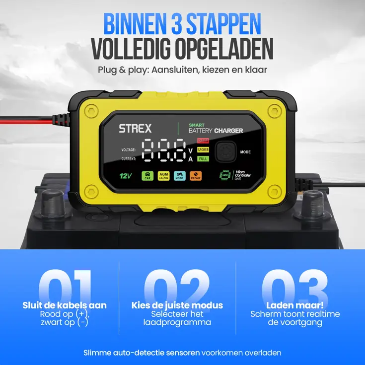 Acculader 12V 7A