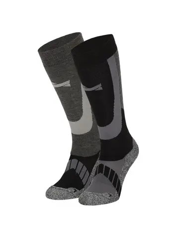2 paar - Unisex - Skisokken
