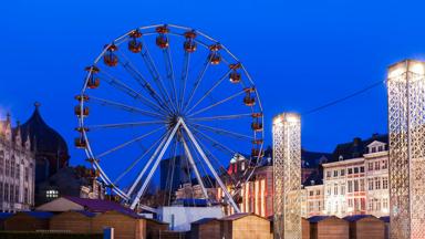 Place Saint Lambert in Liege. Liege, Wallonia, Belgium.