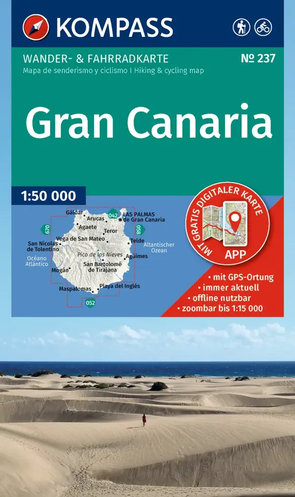 Wandelkaart WK237 Gran Canaria