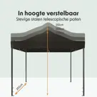 LifeGoods Partytent met Zijwanden - 3x3 m