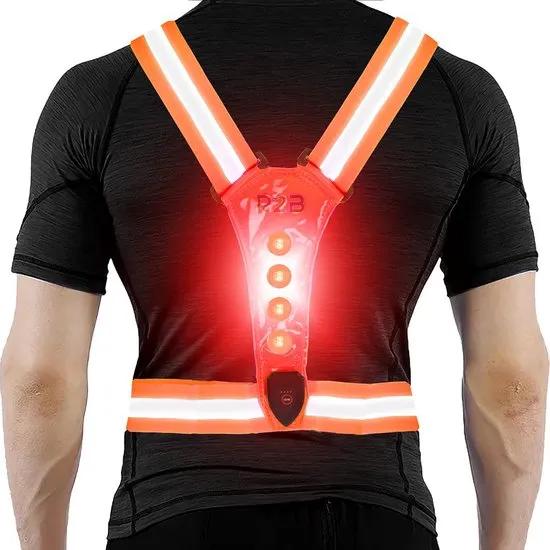 R2B  Hardloopvest oplaadbaar  Oranje  Oranje main product image