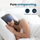 Zijden Slaapmasker - Donkerblauw - PurelyGoods