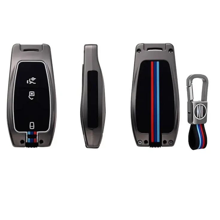 Metalen Sleutelhoesje voor Mercedes grijs B3