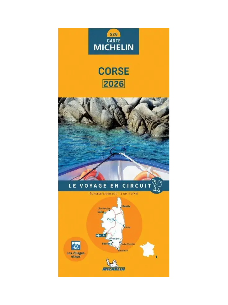 Michelin wegenkaart 528 Corse / Corsica 2026 