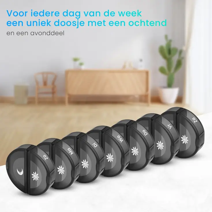 GEASY Pillendoos 7 Dagen – 2 Vakken 