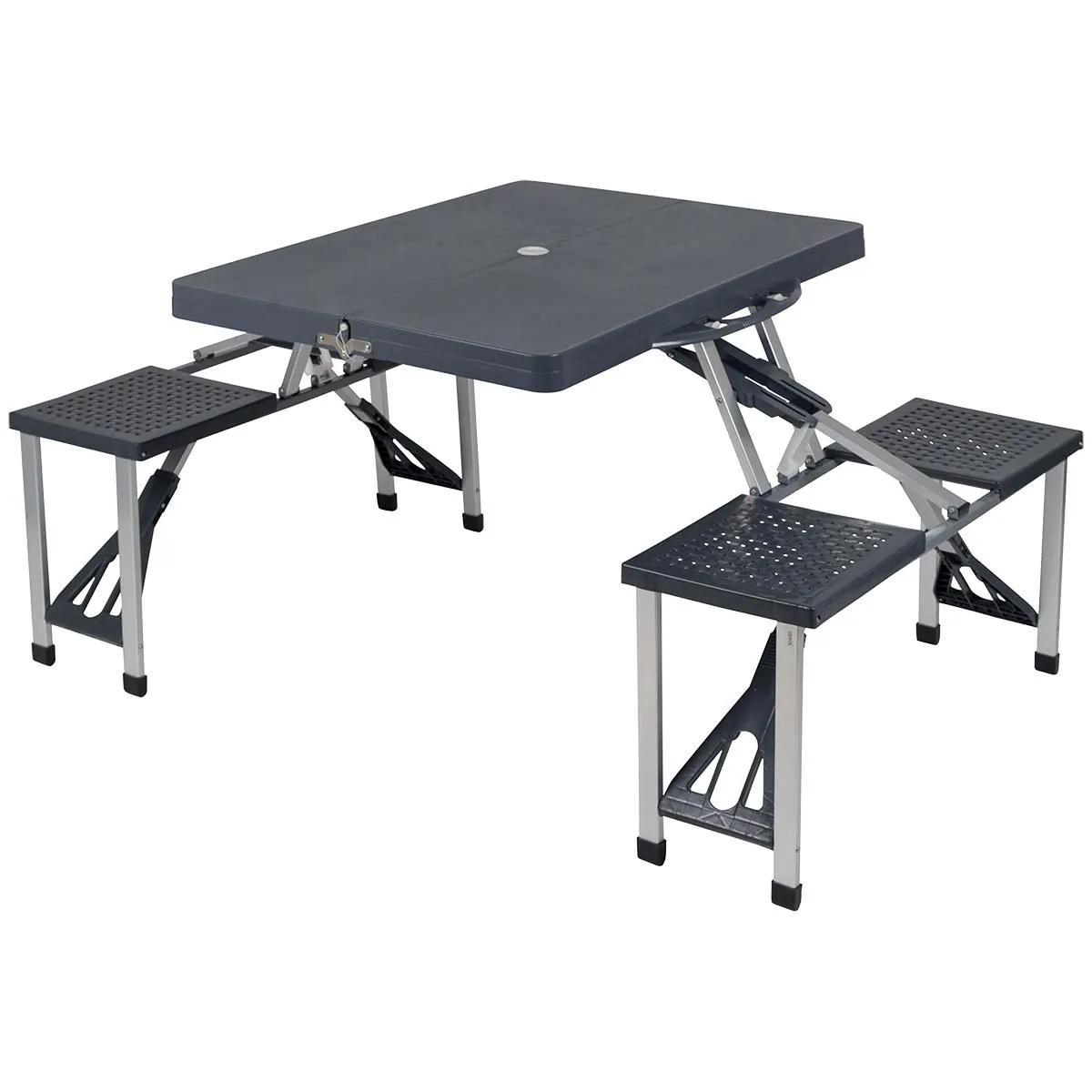 Bo-camp  Picknicktafel Basic Inklapbaar  Grijs main product image