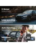 M770 Pro 2CH 4K Wifi GPS 64gb dashcam