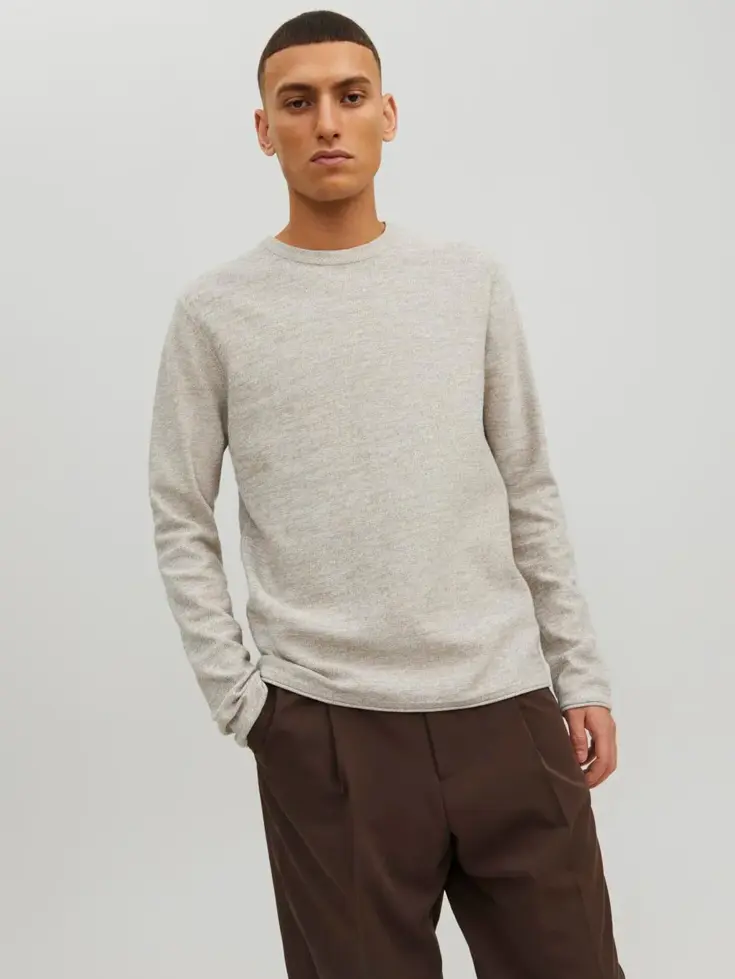 Heren Pullover Knit Crew Neck