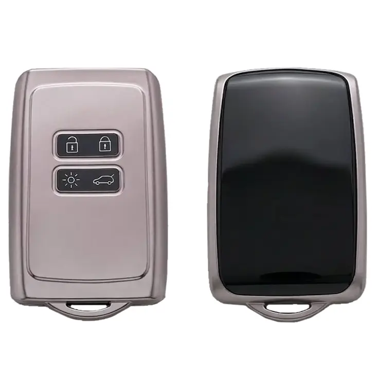 TPU Sleutelhoesje voor Renault lila metallic A4M