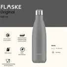 FLASKE 500 ml RVS Drinkfles