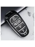 TPU Sleutelhoesje voor Hyundai zwart E5