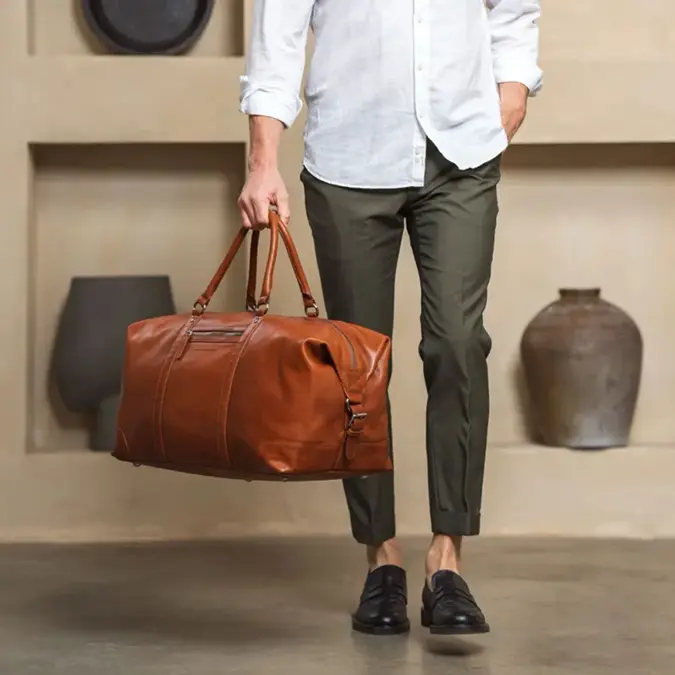 The Chesterfield Brand travelbag Cognac