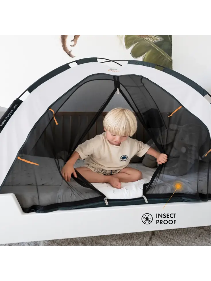 Bedtent Klamboe - 200x90cm - Muggennet - 1mm gaas