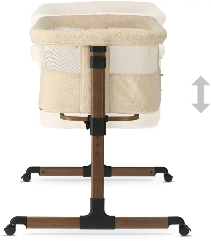 Snoozy Teddy Co Sleeper - Verstelbaar frame