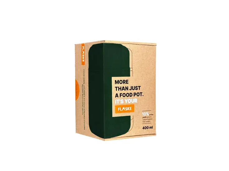 FLASKE  400ML  Herbruikbare Voedselcontainer