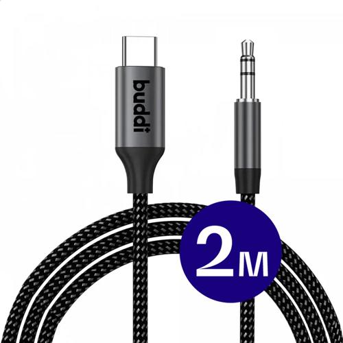 Flex USB-C naar 3.5mm Aux Audiokabel 2M