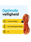 Verlengsnoer 5 m met randaarde voor binnen