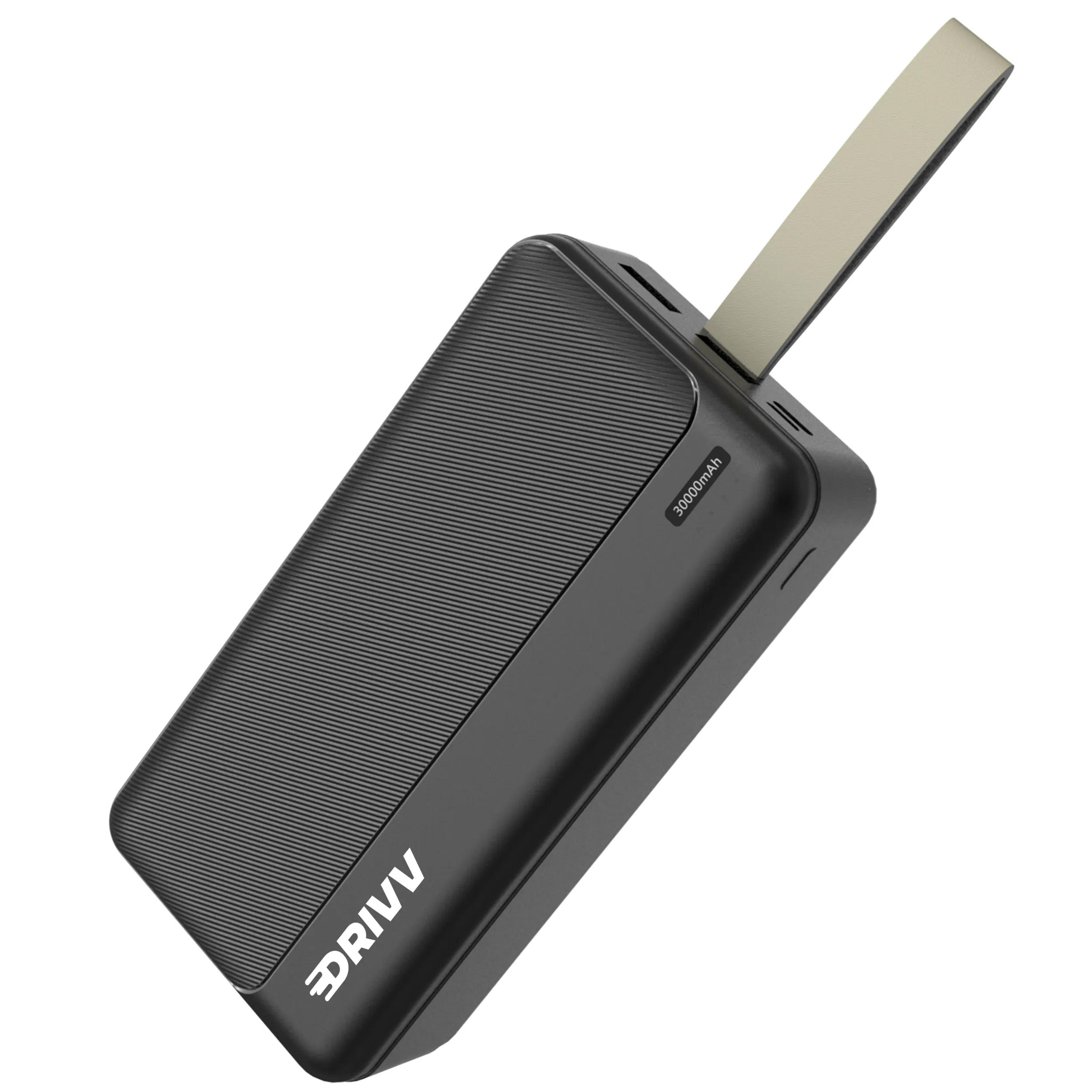 Drivv.  Powerbank 30.000 mAh  22.5w Snellader  Zwart main product image