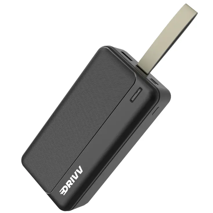 Drivv. Powerbank 30000 mAh - 22.5w Snellader